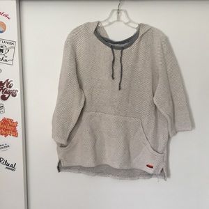 roxy knitted hoodie